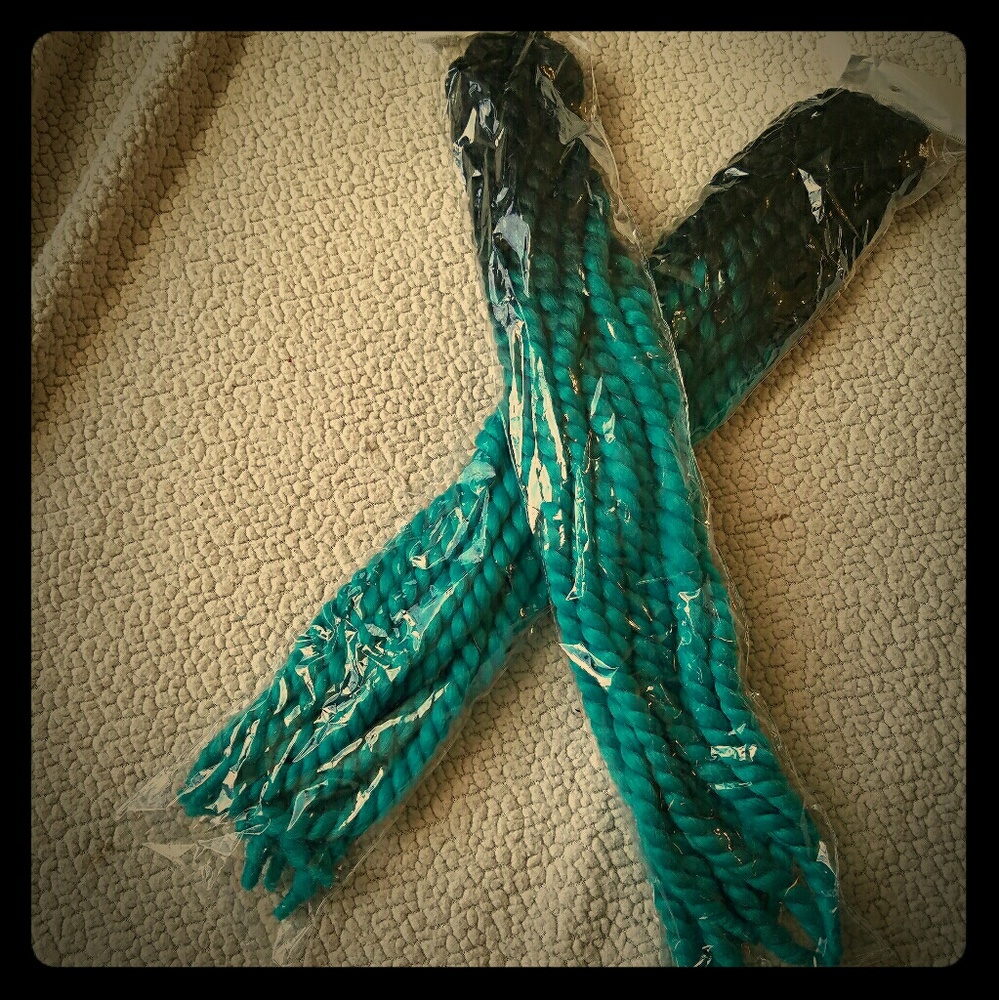Marley twists - turquoise blue